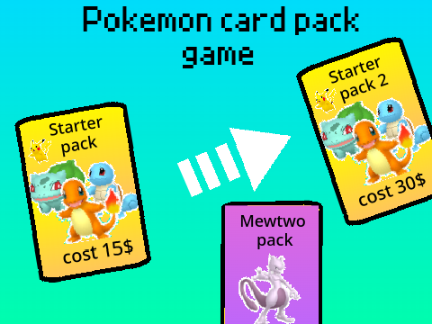 Play Pokemon Card Pack Game